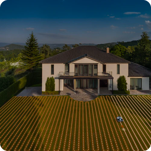 Intelligent route for beautiful and efficient mowing