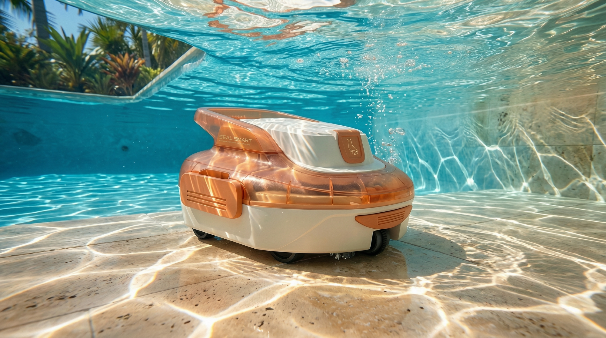 Ocean Master S1 cleaning underwater
